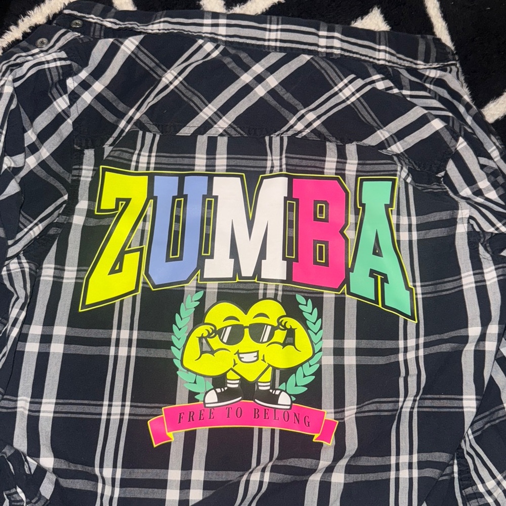 Zumba Flannel size small